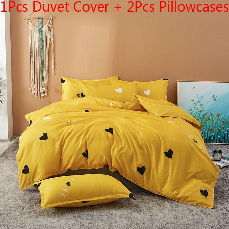 Elegant Floral Bedding Set With Beautiful Print Duvet Cover And Pillowcases For Single And Queen Beds
