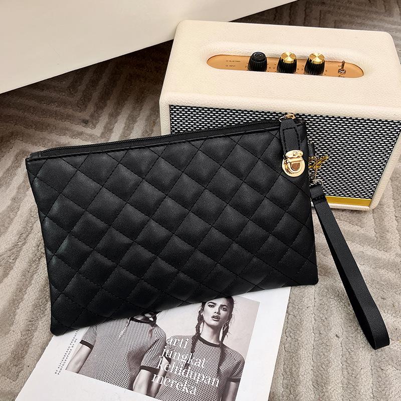 Women's 2026 Summer Diamond Pattern Clutch & Cosmetic Phone Bag