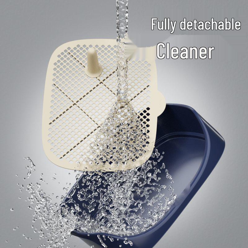 Stainless Steel Dog Litter Box: Anti-Step Design, Leak-Proof, Complete Set for Small Breeds