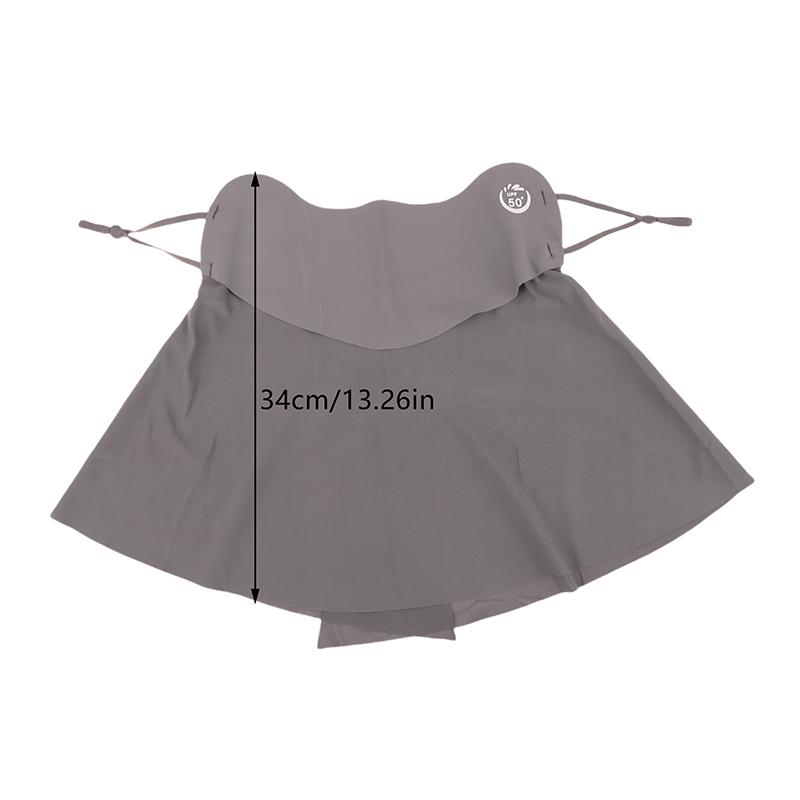 Unisex Uv Protection Outdoor Neck Wrap Cover Sports Sun Proof Bib Ice Silk Mask Face Cover Neck Wrap Cover Sunscreen Face Scarf