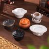 1 Piece Dollhouse Kitchen Decoration DIY Accessories Mini Clay Pot Plate Food Model Doll House Miniature Kitchen Items