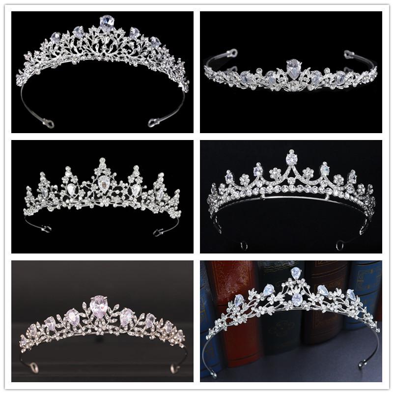 Luxury Zircon Diamond Tiara: Versatile Headpiece for Weddings, Birthdays, and Special Occasions