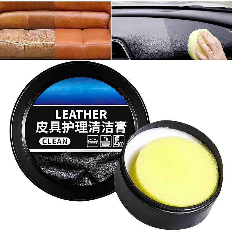 Multifunctional Leather Care Cream, For Car Seats, Interior, Sofa, Shoes&Jacket, Cleaning, Polishing, Stain Removal & Refurbish