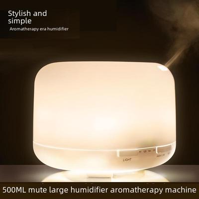 MUJI 500ML Υπερηχητικός Διαχυτής Αρωματοθεραπείας & Υγραντήρας, με Τηλεχειριστήριο και Λυχνάρι Αιθέριων Ελαίων για Σπίτι ή Υπνοδωμάτιο.