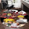 1pc NARUTO (5) Design Printed Area Round Carpet for Bedroom Living Room Home Decor Rugs Mat Non Slip Mat Rug for Bedside