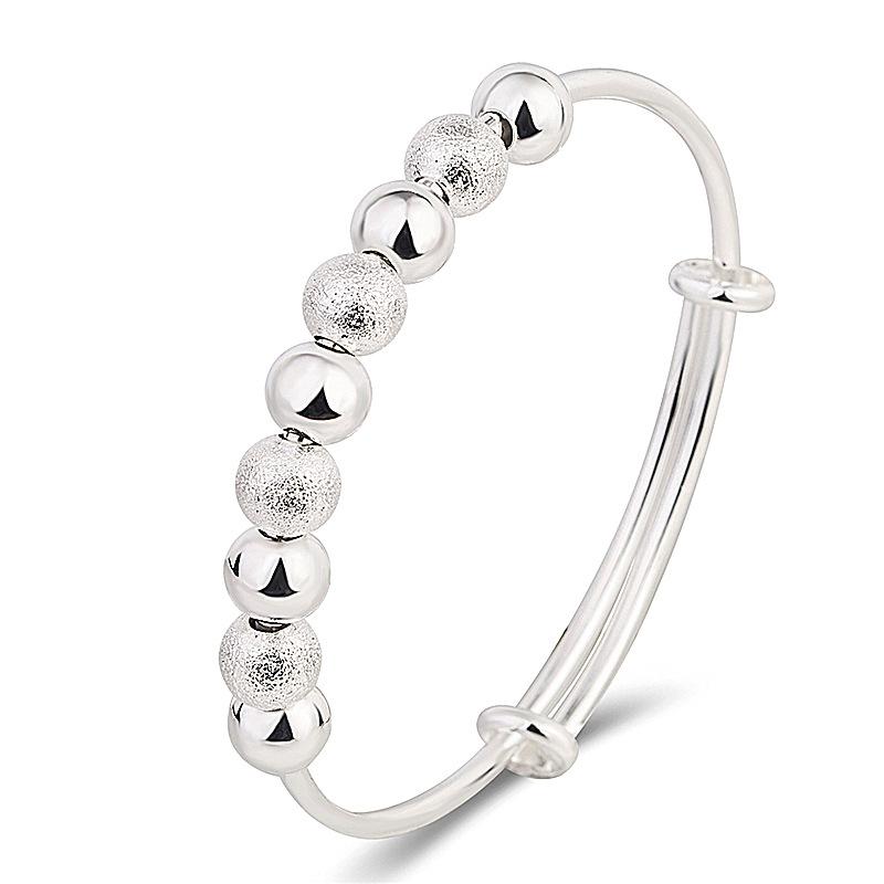 Korean Version Push Pull Nine Operation of the Round Bead Hand Ring Sand Bead Bracelet