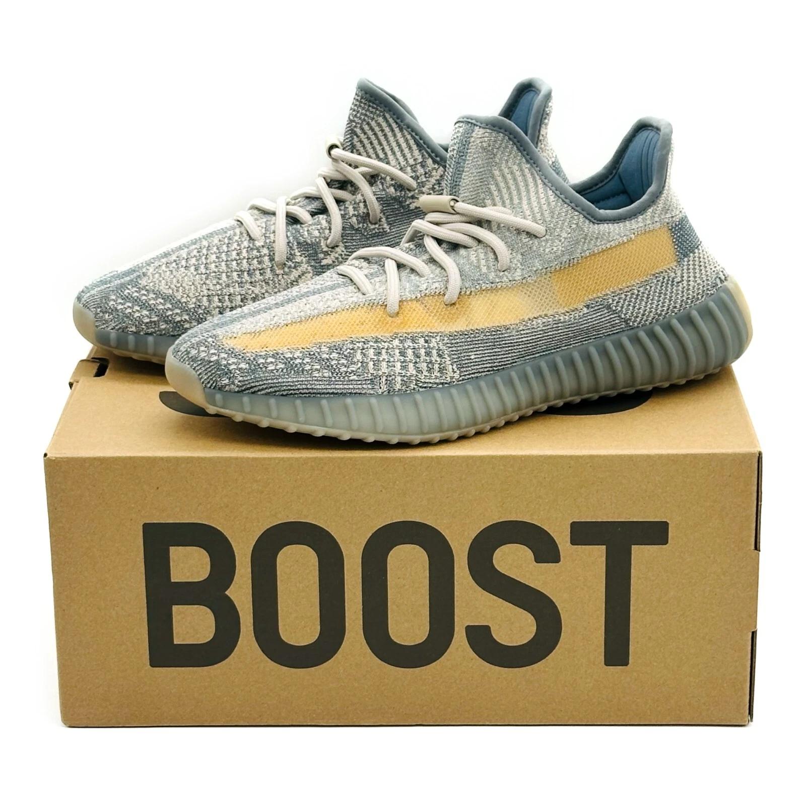 

FZ5421 Adidas Yeezy Boost 350 V2 Ісрафіл Сірий Темно-зелений Бежевий Помаранчевий Коричневий Сірий US 10