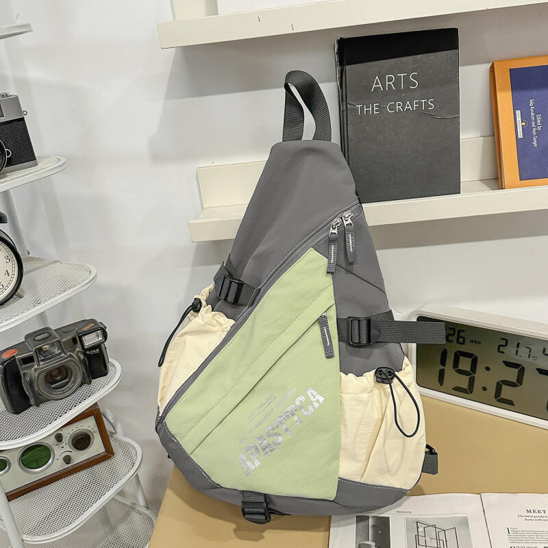 Men's Multi-use Crossbody Bag Lightweight Chest Bag Commuter Backpack Women's Outdoor Sports Backpack