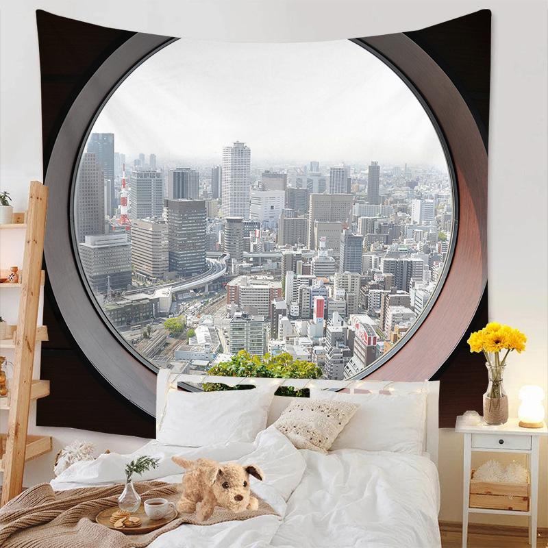Aertemisi Morandi Art 3D Decoration Stereo Vision Extension Space Tapestry Wall Hanging Art for Bedroom Living Room Decor Colle