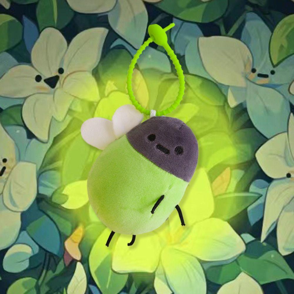 Luciiole Luciiole Peluche Porte-clés Peluche Luciiole Lumineuse Porte-clés en Peluche Cadeau d'Anniversaire pour Enfants