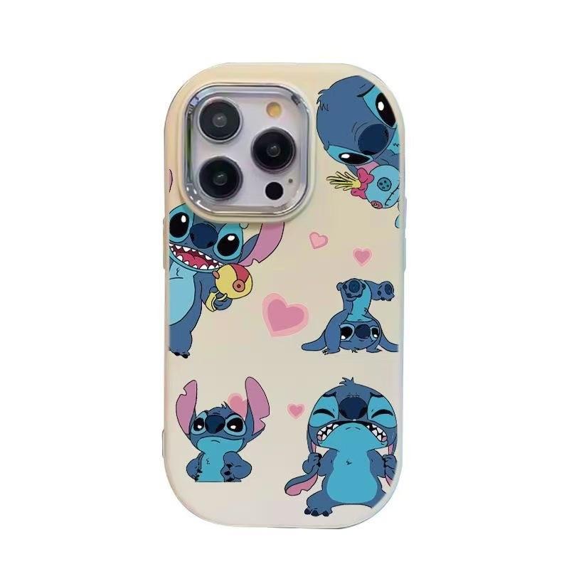 Cute Stitch Printed Soft Shockproof Protective Phone Case For Multiple Apple Iphone Models