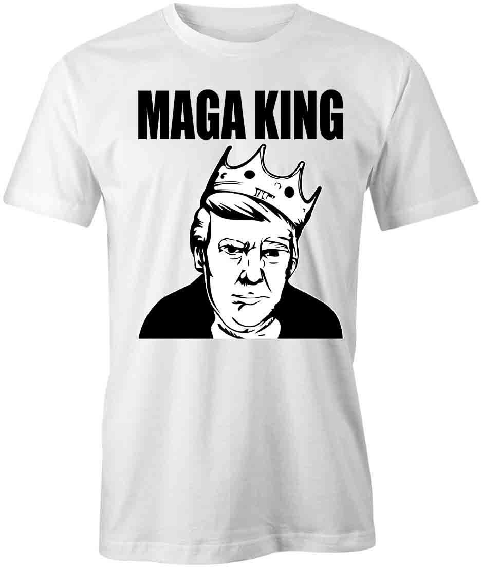 MAGA KING BIGGIE TShirt Tee Printed Graphic T-Shirt Gift S1WCA1098 MAGA S