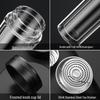 FUGUANG Zhixin 500ML Double-Layer Glass Travel Mug