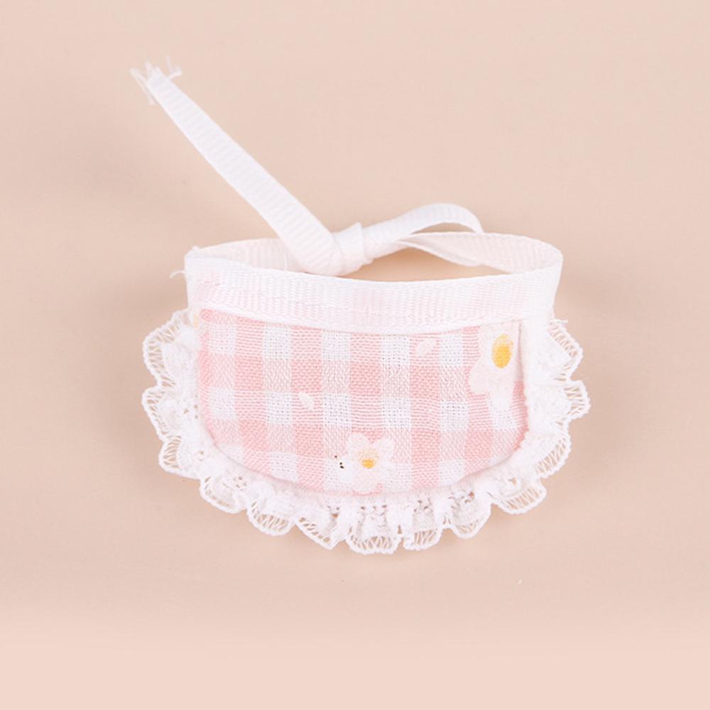 1pc Adjustable Pet Bib Cute Pattern Soft Lace Bib Neckwear Clothing Accessories for Small Animals Hamsters Guinea Pigs Parrots