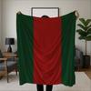 Red and Green Throw Blanket: Soft Luxe Decor