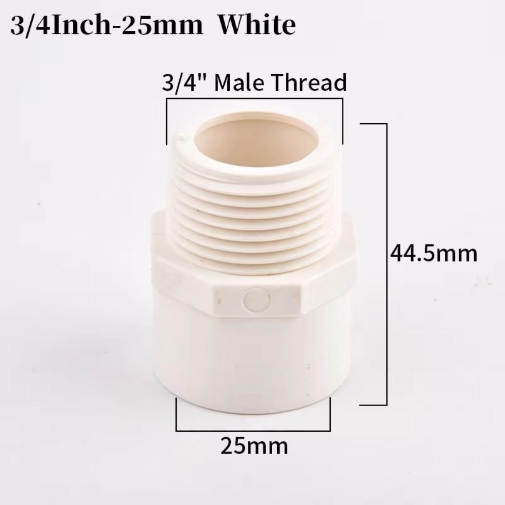 5Pcs Quick Connection Male Thread Connector Straight Pipe Connector  Water Supply Pipes
