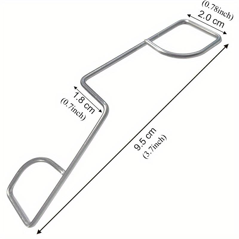 Edelstahl Zaunpaneelklemme Befestigungselement Gartenzaun Anti-Vibrationswerkzeug Langlebig Sichere Befestigungsklammer Barriereinstallation