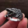 Vintage Wikinger Odin Rabenring Herren Nordische Mythologie Wikingerring Edelstahl Biker Herren Odin Rabenring Schmuck Geschenk Großhandel