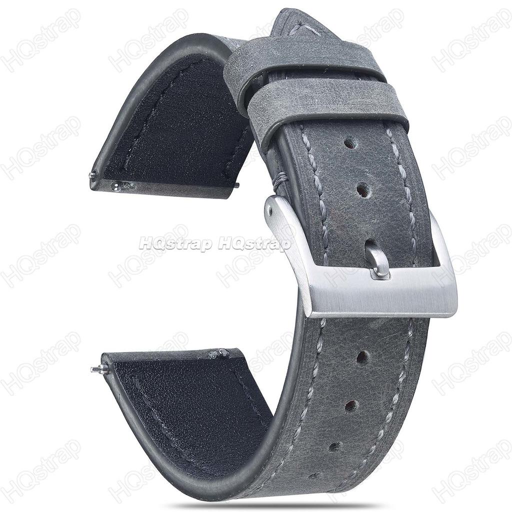 Watchband Cowhide Leather Watch Strap 18mm 19mm 20mm 21mm 22mm Stainless Steel Buckle Butterfly Bracelet for Women Men Watch Band Vintage