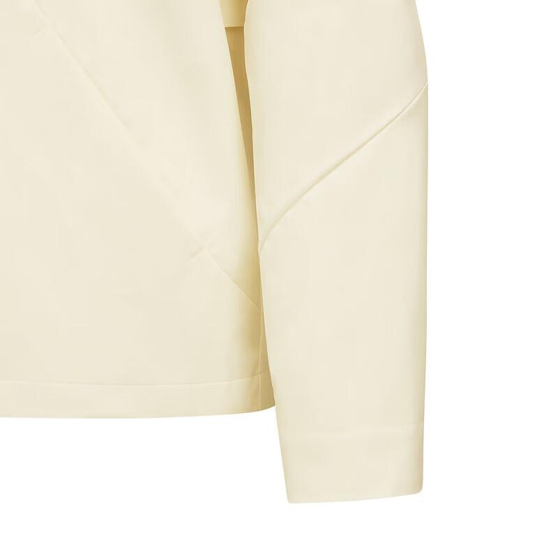 Skechers Comfort Sports Series Windproof Warm Casual Zip-Up Long Sleeve Jacket Women jackets Corn-White P125W126-01PJ