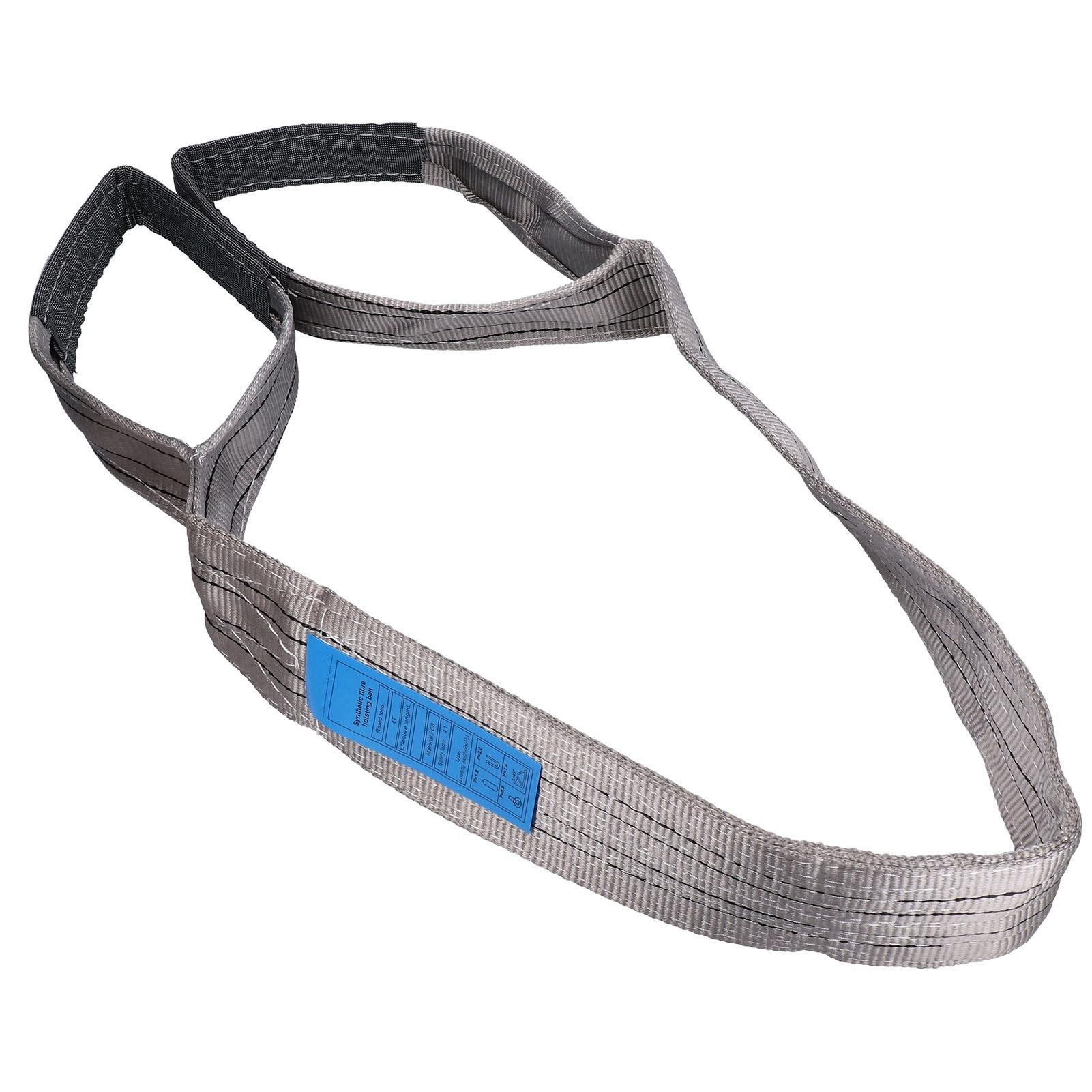 Sangle de levage Sangle en toile pour palan 4T Plate Épaisse Sangle PES Haute résistance pour le transport