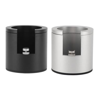 Suporte portafilter suporte de liga de alumínio base de estação de compactação de altura ajustável para 51mm 53mm
