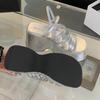 Comfortable Narrow Band Platform Women Sandals Summer Ankle Strap High Heeled Slippers New Fashion Non-slip Beach Casual Shoes