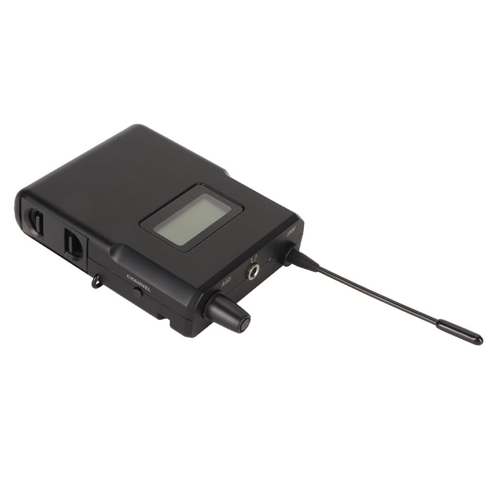 Bodypack Receiver 863 to 865MHz HiFi Sound Portable Earphone Monitor Receiver for Wireless Ear Monitoring System