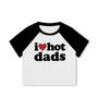 New European and American Spice Girls alphabet-printed navel top summer round neck pullover slim shoulder sleeves short T-shirt
