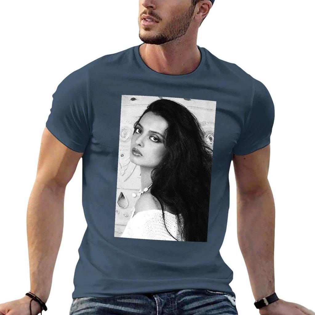 Black And White Beauty Tshirt Art Pattern Printed Casual Top