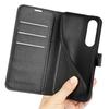 For Sony Xperia 1 V PU Leather Litchi Texture Phone Case Wallet Stand Flip Cover