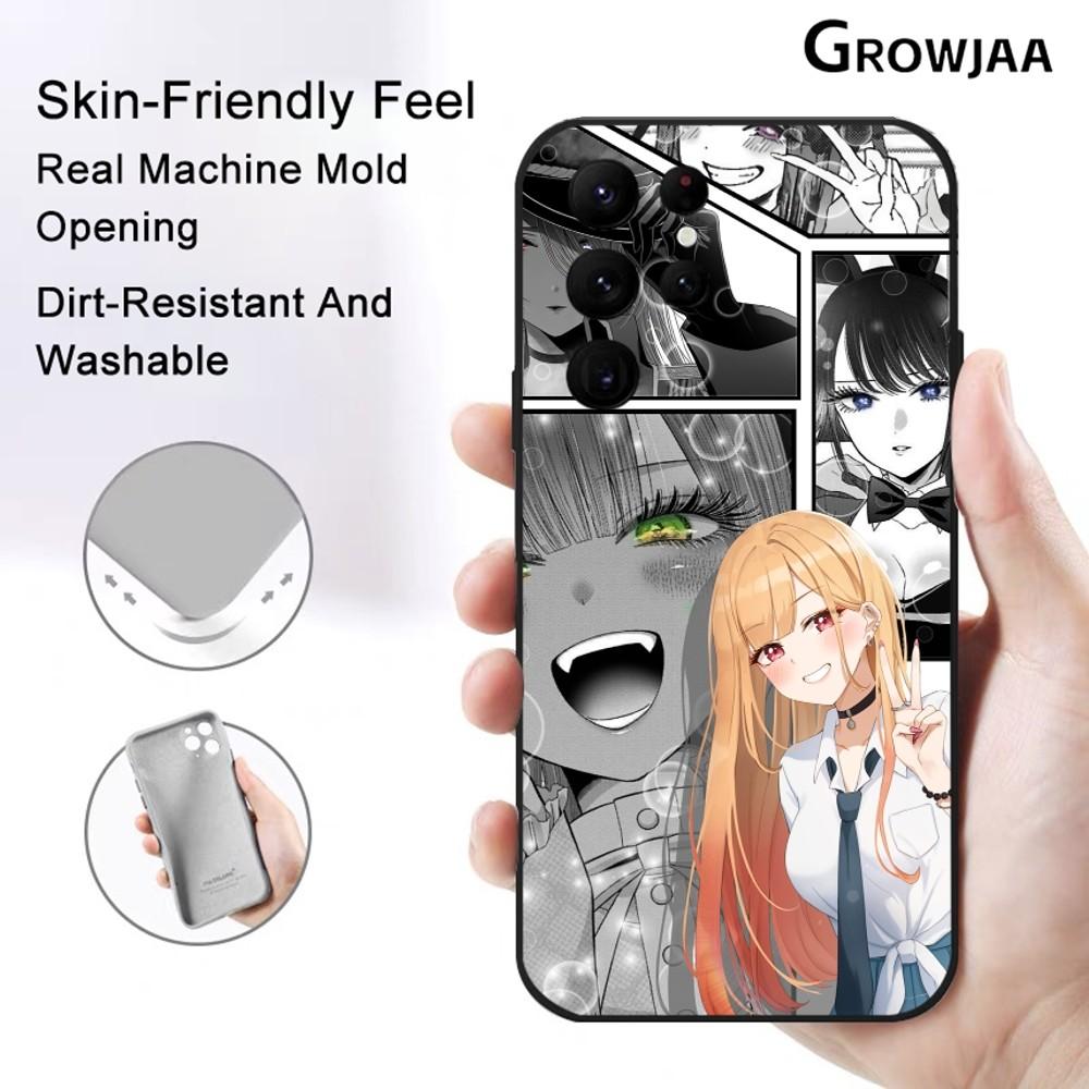 Marin K-Kitagawa Anime Dívka Pouzdro na Telefon Pro Samsung Galaxy S25 S24 S22 S23 Ultra S21 S20 Plus 5G Ochranné Silikonové Funda