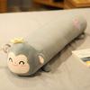 Round Pillow Case Soft Fabric Long Pillow Cover Cute Cervical Roll Headrest New Column Long Throw Pillow Home Decor