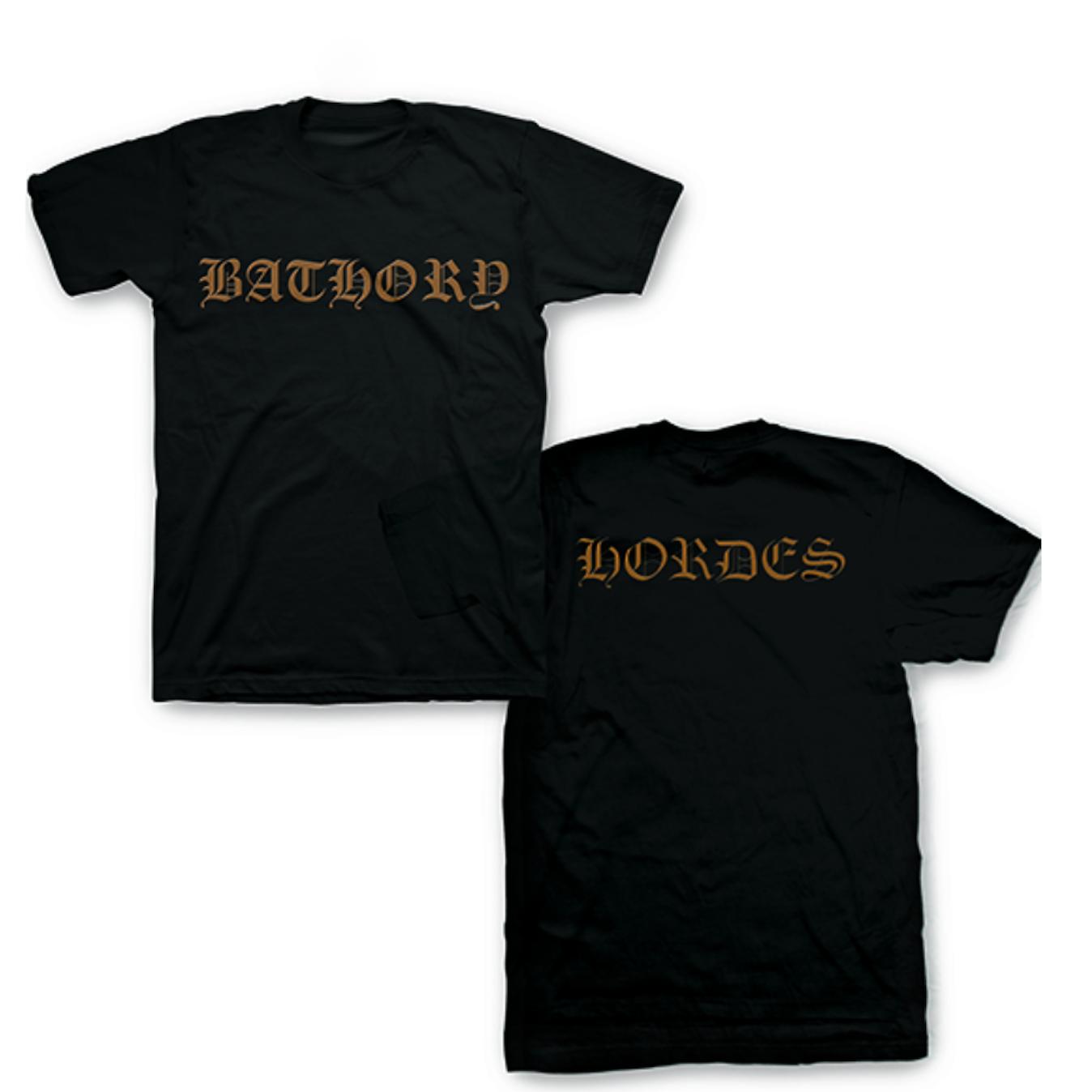 Bathory Hordes Band T-Shirt 100% Cotton Graphic Tee Men Women Summer Streetwear Top S разноцветный