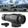 13Pin Towing Bar Socket 12V Wiring Connector Adapter Trailer Light Converter Adapter Plug Caravans Socket Adapter for Vehicle RV