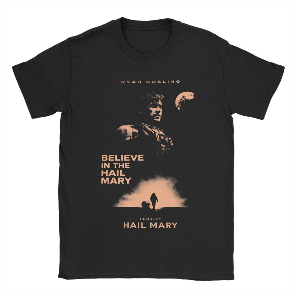 Rockys Amaze Project Hail Mary TShirt Unisex Unisex Vintage 100 Cotton Tees O Neck Short Sleeve T Shirt Plus Size Clothing