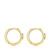 Silver Vermeil Tous Basics Bear Hoop Earrings/Earrings/011183530
