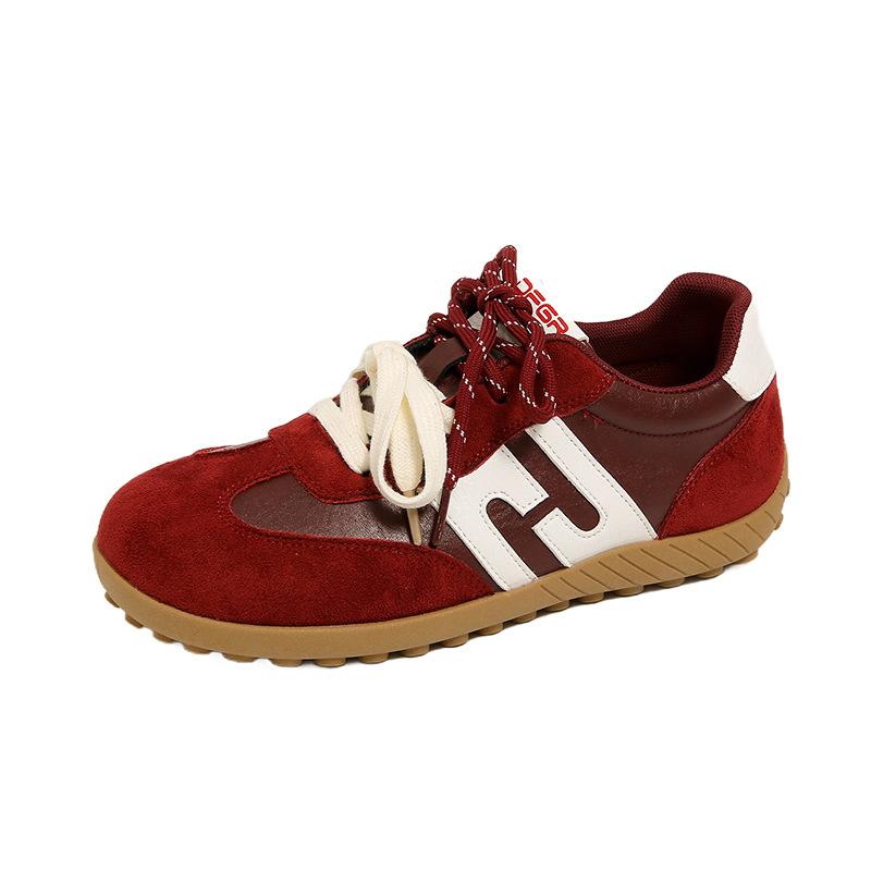 American retro German training shoes women's 2025 summer new color matching Forrest Gump shoes women's platform versatile casual sports shoes women