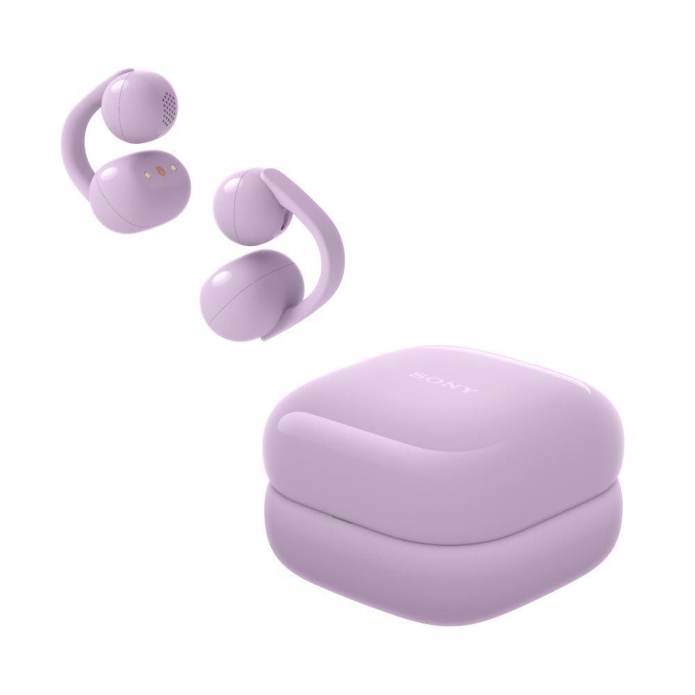 Sony VZ Wireless Earbuds with Ear Cuff LinkBuds Clip Bluetooth Water Resistant Long Playback Time to 9 37 Hours with Charging Comfortable Fit Bone