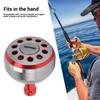 Fishing Reel Power Knob 38mm Aluminum Alloy Fishing Reel Replacement Handle Grip Fit for S A D Baitcasting Reel Modification Red