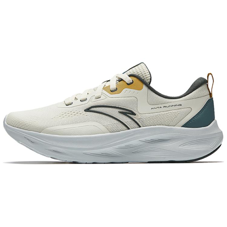 Anta Yichen Low Top Running Shoes Mens Beige Green 912515513-3 39