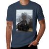 Big Boy 4014 Smoke And Steam In Black Wolf Kansas Tshirt Plus Size Simple Casual Top Tshirt