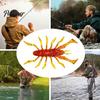 Flexible Artificial Baits 8Pcs 6cm/2.8g Bionic Insect Soft Bait, Slow Sinking Floating Lure, Freshwater Fishing Lures Swim Bait for Saltwater