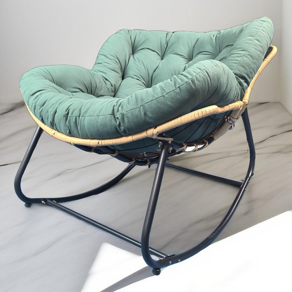 Rocking Recliner Chair: Balcony Leisure Chair, Lay-Flat Nest Chair, Lazy Sofa for Home