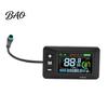 Electric Bicycle Accessories Ebike Display Fit for Yozma IN 10, LCD Panel Screen Waterproof Bike with 5-Pin Connector, Control Meter 22.2MM Handlebar