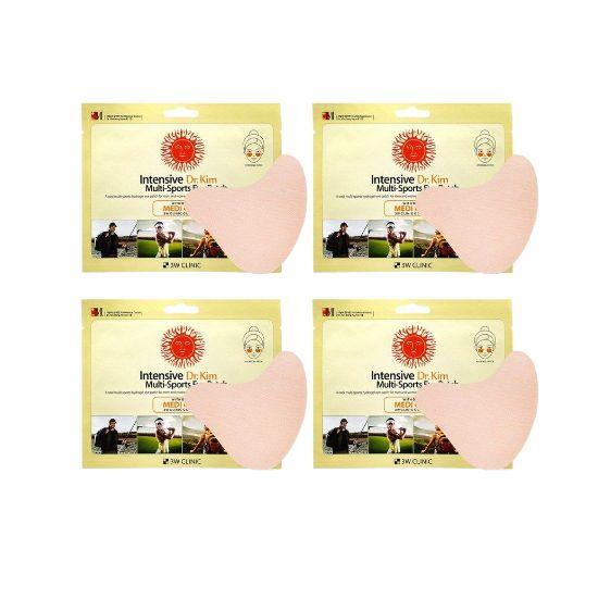 3W Clinic Intensive Dr. Kim Multi Sports Eye Patch Soothing & Revitalizing Care 3 Boxes (4 Sheets Each)