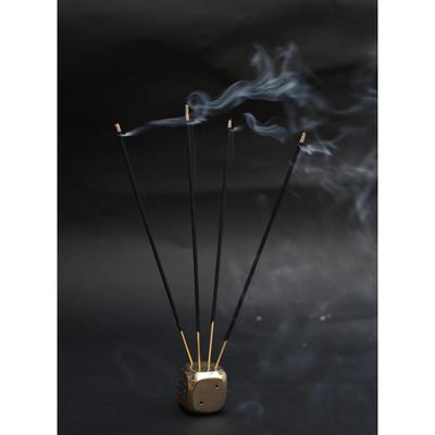 Pure Brass Incense Stick Holder | Metal Made Pooja Agarabatti Stand - Ideal for Home, Office, & Temple Use