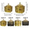 with Lid Eid Mubarak Snack Tray Metal Middle Dessert Tray Storage Box  Table Centerpiece