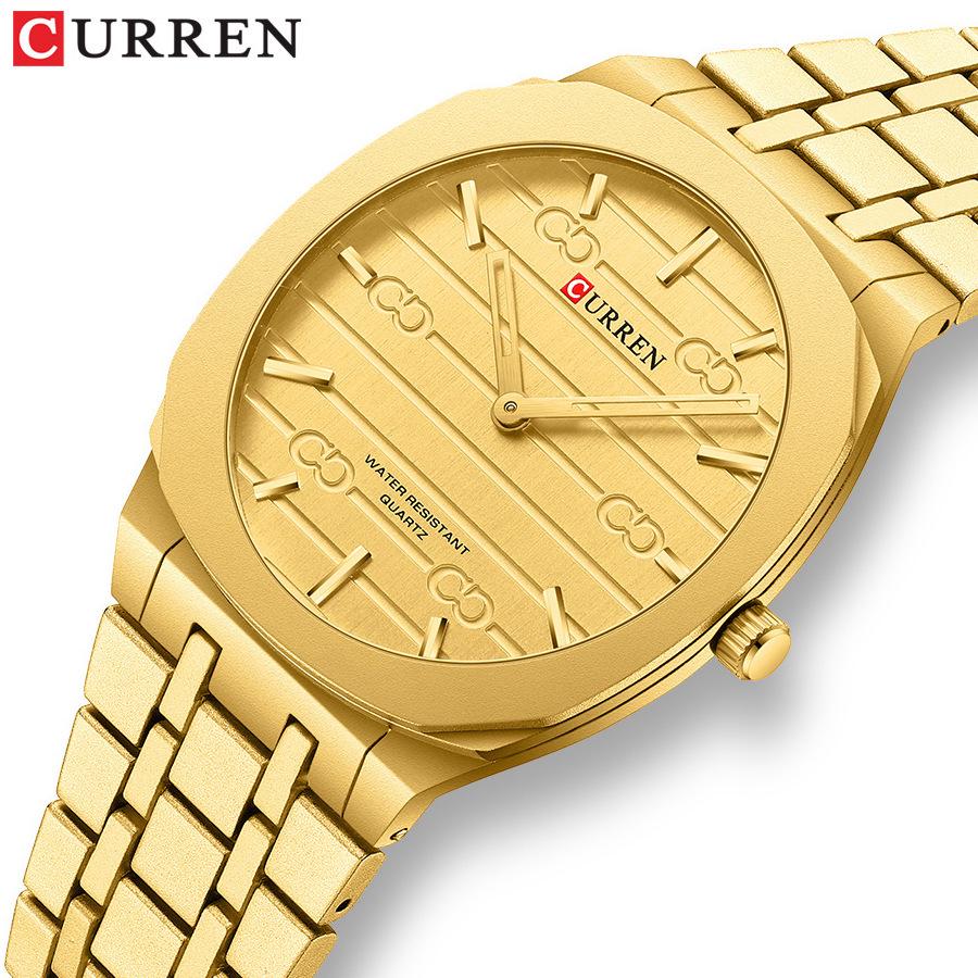 Curren Karrien 8444 Men's Ultra-Thin Quartz Watch with Casual Steel Band