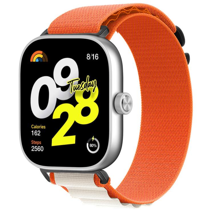 Alpine Nylon Loop Sport Watch Band For Xiaomi Band 10 Pro / Redmi Watch 6 / 5, Adjustable Breathable Replacement Wrist Strap